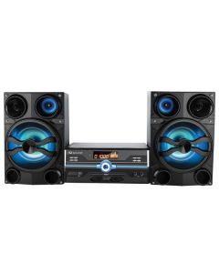 IQ Sound IQ-9000BT Hi-Fi Bluetooth 2.0-Channel Multimedia Audio System with FM Radio and Auxiliary/USB/Microphone Inputs, IQ-9000BT