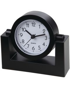 Timekeeper TK6851 4-Inch Swivel Black Desktop Clock