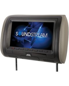 Soundstream VHD-90CC 9" Universal Headrest Monitor with DVD Player, IR & FM Transmitters & Interchangeable Skins