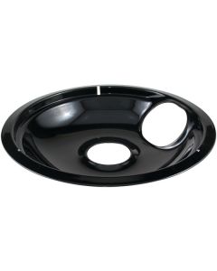 Stanco Metal Products 414-8 Black Porcelain Replacement Drip Pan (8 In.)