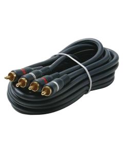 Steren 254-215BL RCA Stereo Cable, Blue (6 Ft.)