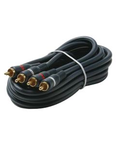 Steren 254-230BL RCA Stereo Cable, Blue (50 Ft.)