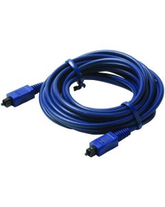 Steren 260-012 Toslink Digital Optical Audio Cable, Blue (12 Ft.)