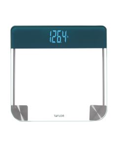 Taylor Precision Products 5283752 Clear Glass Bath Scale with Magic Display, 440-Lb. Capacity