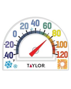 Taylor Precision Products 5323 Four-Season Static Cling Thermometer