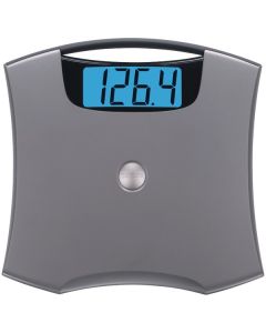 Taylor Precision Products 74054102 Jumbo Easy-to-Clean 440-lb Capacity Silver Bathroom Scale