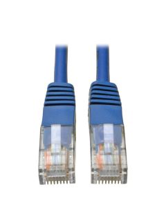 Tripp Lite N002-003-BL CAT-5E Molded Patch Cable, 3 Ft., Blue, N002-003-BL