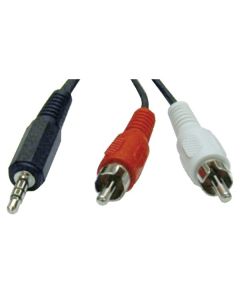 Tripp Lite P314-006 3.5-mm Stereo to 2 RCA Audio Y-Splitter Adapter Cable (6 Ft.)