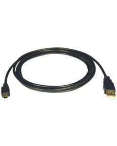 Tripp Lite U030-006 A-Male to Mini B-Male USB 2.0 Cable, 6ft