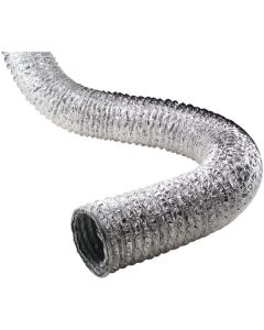 Deflecto F0450 Supurr-Flex 5-Ply 4-In. Aluminum Flexible Dryer Vent Transition Duct (50 Ft.)