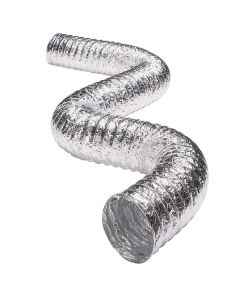 Deflecto F0405B/4 Supurr-Flex 5-Ply 4-In.-Diameter Aluminum Flexible Dryer Vent Transition Duct, UL Listed (5 Ft.)