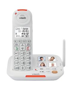 VTech VTSN5127 Amplified Cordless Answering System with Big Buttons and Display