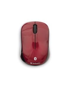 Verbatim 70240 Cordless Blue-LED Tablet Mouse, Multi-Trac, 3 Buttons, Bluetooth (Garnet)