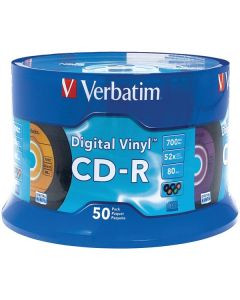 Verbatim 94587 700 MB 80-Minute Digital Vinyl CD-Rs (50 Pack)