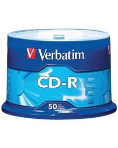 Verbatim 94691 700 MB 80-Minute 52x CD-Rs (50 Pack)