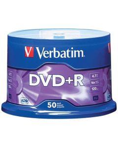 Verbatim 95037 AZO 4.7-GB 16x DVD+R Discs on 50-Count Spindle, 95037