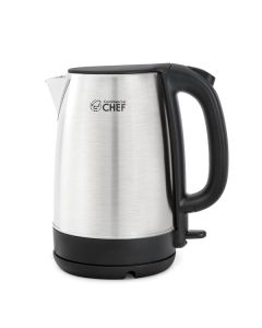 Commercial Chef CHK17M3SS 1,500-Watt 57-Oz. Cordless Stainless Steel Electric Kettle with Automatic Shutoff and Detachable Base