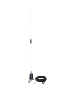 Tram 10280 Pre-Tuned 144MHz-148MHz VHF/430MHz-450MHz UHF Dual-Band Amateur Trunk or Hole Mount Antenna Kit with PL-259 Connector