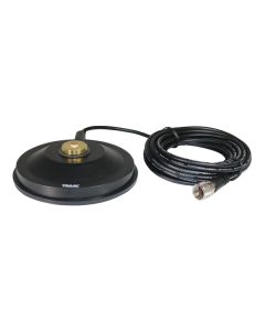 Tram 1267R 5-1/2-Inch Black ABS NMO Magnet Mount with RG58 Coaxial Cable and UHF PL-259 Connector