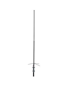 Tram 1480-B 200-Watt Dual-Band 2-Section Fiberglass Base Antenna with 50-Ohm UHF SO-239 Connector, 8-Ft. 4-In. Tall (Black)