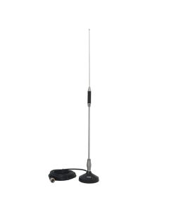 Tram 703-HC Center-Load Stainless Steel Whip CB Magnet-Mount Antenna Kit with 3-1/2-Inch Magnet and Cable